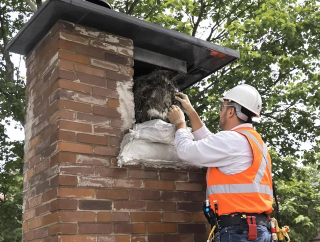 Humane removal of debris and animals by Rancho Santa Margarita Chimney Sweep in Rancho Santa Margarita, CA