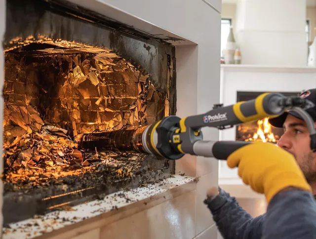 Professional chimney cleaning by Rancho Santa Margarita Chimney Sweep in Rancho Santa Margarita, CA