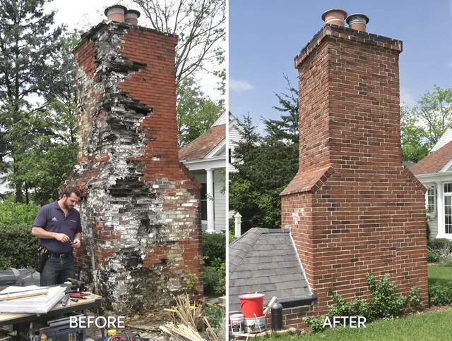 Rancho Santa Margarita Chimney Sweep performing a full chimney restoration in Rancho Santa Margarita, CA