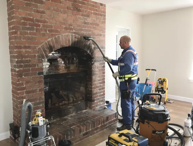 Rancho Santa Margarita Chimney Sweep expert performing detailed chimney sweep in Rancho Santa Margarita, CA