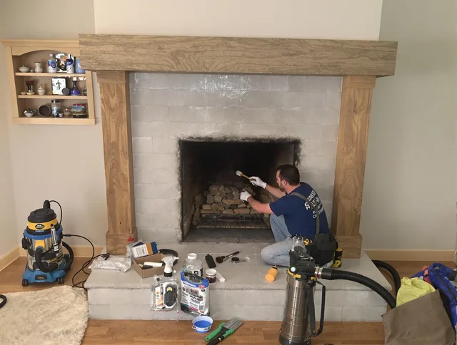 Detailed creosote removal process by Rancho Santa Margarita Chimney Sweep in Rancho Santa Margarita, CA