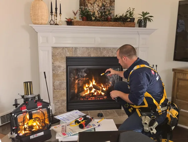 Safety-focused fireplace inspection by Rancho Santa Margarita Chimney Sweep in Rancho Santa Margarita, CA